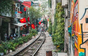 ベトナムの街の風景写真